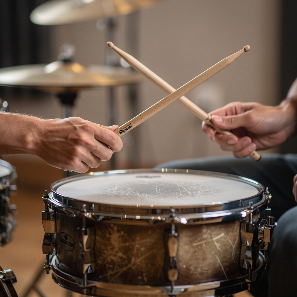 Steve Stockmal Music professional drum instructor teaching student during private drum lessons in Santa Barbara